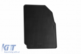 Specific rubber mats suitable for Nissan Note after 2006, 4-piece set, black color-image-6228700