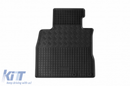 Specific rubber mats suitable for Nissan Note after 2013, 4-piece set, black color-image-6228706