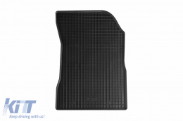 Specific rubber mats suitable for Nissan Note after 2013, 4-piece set, black color-image-6228707