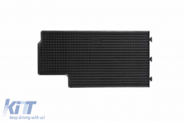 Specific rubber mats suitable for Nissan NV300, Opel Vivaro, Renault Trafic after 2014, Fiat Talento after 2016, Renault Trafic after 2021, third row, 2-piece set, black color-image-6249663