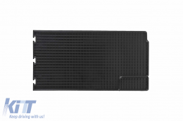 Specific rubber mats suitable for Nissan NV300, Opel Vivaro, Renault Trafic after 2014, Fiat Talento after 2016, Renault Trafic after 2021, third row, 2-piece set, black color-image-6249664