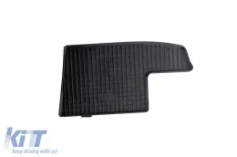 Specific rubber mats suitable for Nissan NV300, Opel Vivaro, Renault Trafic after 2014, Fiat Talento after 2016, Renault Trafic after 2021, second row, 3-piece set, black color-image-6249670