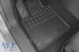 Specific rubber mats suitable for Nissan Qashqai after 2022, 4-piece set, black color-image-6250056