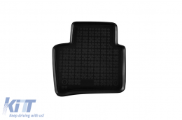 Specific rubber mats suitable for Nissan Tiida 2004-2012, 4-piece set, black color-image-6215924