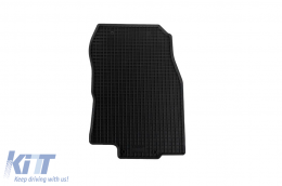 Specific rubber mats suitable for Nissan X-Trail after 2014, 4-piece set, black color-image-6228853
