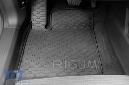 Specific rubber mats suitable for Nissan X-Trail after 2023, 4-piece set, black color-image-6229385