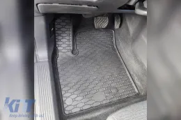 Specific rubber mats suitable for Nissan X-Trail after 2023, 4-piece set, black color-image-6229388