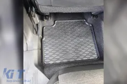Specific rubber mats suitable for Nissan X-Trail after 2023, 4-piece set, black color-image-6229390