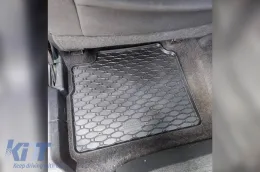 Specific rubber mats suitable for Nissan X-Trail after 2023, 4-piece set, black color-image-6229391