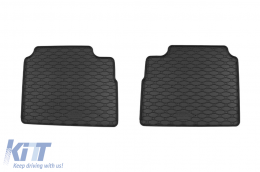 Specific rubber mats suitable for Nissan X-Trail e-Power after 2023, 4-piece set, black color-image-6250205