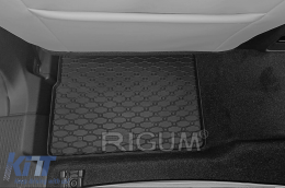 Specific rubber mats suitable for Nissan X-Trail e-Power after 2023, 4-piece set, black color-image-6250208