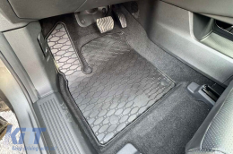 Specific rubber mats suitable for Nissan X-Trail e-Power after 2023, 4-piece set, black color-image-6250209