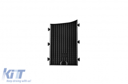 Specific rubber mats suitable for Nissan Primastar, Opel Vivaro, Renault Trafic after 2002, 3 seats, 3-piece set, black color-image-6248933