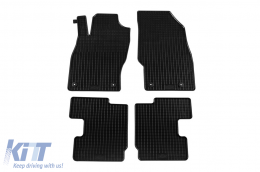 Specific rubber mats suitable for Opel Adam, Adam Rocks 2013-2019, 4-piece set, black color - ABFMO6018333