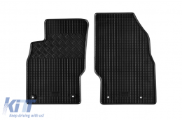 Specific rubber mats suitable for Opel Adam after 2013, 4-piece set, black color-image-6249698