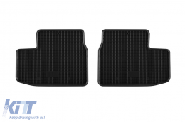 Specific rubber mats suitable for Opel Agila, Suzuki Splash after 2008, 4-piece set, black color-image-6248816