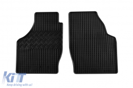 Specific rubber mats suitable for Opel Agila, Suzuki Ignis, Suzuki Wagon R-Plus after 2004, 4-piece set, black color-image-6248968