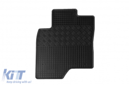 Specific rubber mats suitable for Opel Antara, Chevrolet Captiva 2006-2015, 4-piece set, black color-image-6228615