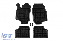 image-34-Specific rubber mats suitable for Opel Astra H 2004-2014, Astra G 1998-2009, 4-piece set, black color