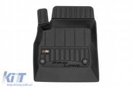 Specific rubber mats suitable for Opel Astra K 2015-2021, 4-piece set, black color, with 24-month warranty from Frogum 3D ProLine series.-image-6220620