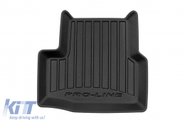 Specific rubber mats suitable for Opel Astra K 2015-2021, 4-piece set, black color, with 24-month warranty from Frogum 3D ProLine series.-image-6220622