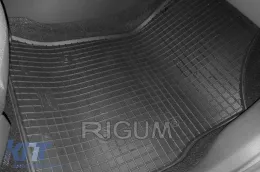 Specific rubber mats suitable for Opel Astra K 2015-2022, 4-piece set, black color-image-6228922