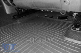 Specific rubber mats suitable for Opel Astra K 2015-2022, 4-piece set, black color-image-6228923