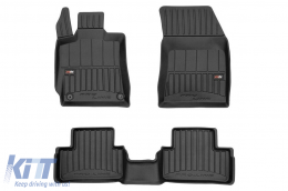image-7-Specific rubber mats suitable for Opel Astra L, Citroen DS4, Peugeot 308 after 2021, 4-piece set, black color, with 24-month warranty