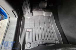 Specific rubber mats suitable for Opel Astra L, Citroen DS4, Peugeot 308 after 2021, 4-piece set, black color, with 24-month warranty-image-6223382