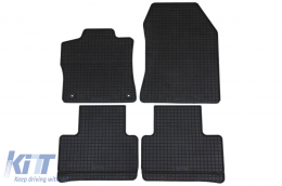 Specific rubber mats suitable for Opel Astra L, Peugeot 308, 308 hybrid, 308 SW after 2022, 4-piece set, black color-image-6226222