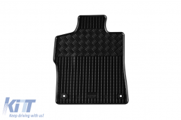 Specific rubber mats suitable for Opel Astra L hatchback, Astra L Hybrid, Peugeot 308 hatchback, 308 hatchback Hybrid, Citroen DS4 after 2022, 4-piece set, black color-image-6250105