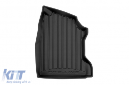 Specific rubber mats suitable for Opel Combo C 2001-2011, 4-piece set, black color, with 24-month warranty from Frogum 3D ProLine series.-image-6223005