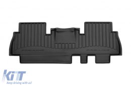 Specific rubber mats suitable for Opel Combo E, Peugeot Rifter, Citroen Berlingo after 2018, 3-piece set, black color, with 24-month warranty-image-6221895