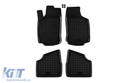 image-42-Specific rubber mats suitable for Opel Corsa C 2000-2006, 4-piece set, black color