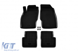 image-33-Specific rubber mats suitable for Opel Corsa D 2006-2014, Corsa 2014-2019, 4-piece set, black color
