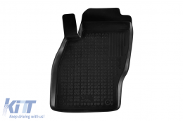 Specific rubber mats suitable for Opel Corsa D 2006-2014, Corsa 2014-2019, 4-piece set, black color-image-6213795