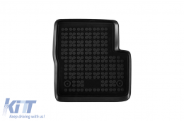 Specific rubber mats suitable for Opel Corsa D 2006-2014, Corsa 2014-2019, 4-piece set, black color-image-6213798