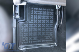 Specific rubber mats suitable for Opel Corsa D 2006-2014, Corsa 2014-2019, 4-piece set, black color-image-6213801