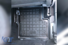 Specific rubber mats suitable for Opel Corsa D 2006-2014, Corsa 2014-2019, 4-piece set, black color-image-6213802