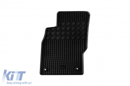 Specific rubber mats suitable for Opel Corsa D 2006-2014, Corsa 2014-2019, 4-piece set, black color-image-6248829