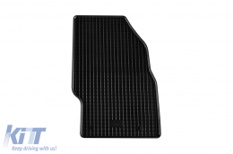 Specific rubber mats suitable for Opel Corsa D 2006-2014, Corsa 2014-2019, 4-piece set, black color-image-6248830
