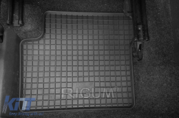 Specific rubber mats suitable for Opel Corsa D 2006-2014, Corsa 2014-2019, 4-piece set, black color-image-6248834