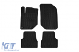 image-24-Specific rubber mats suitable for Opel Corsa F, Peugeot 208 after 2019, Opel Mokka after 2020, 4-piece set, black color