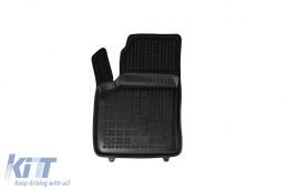 Specific rubber mats suitable for Opel Crossland X after 2017, 4-piece set, black color-image-6213873