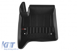 Specific rubber mats suitable for Opel Frontera Hybrid after 2024, 4-piece set, black color, with 24-month warranty-image-6224393