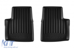 Specific rubber mats suitable for Opel Frontera Hybrid after 2024, 4-piece set, black color, with 24-month warranty-image-6224395