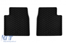 Specific rubber mats suitable for Opel Frontera Hybrid after 2024, 4-piece set, black color-image-6229646