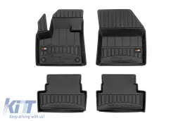 image-39-Specific rubber mats suitable for Opel Grandland X after 2017, 4-piece set, black color, with 24-month warranty
