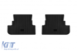 Specific rubber mats suitable for Opel Grandland X PHEV, Peugeot 3008 PHEV after 2019, 4-piece set, black color-image-6249981