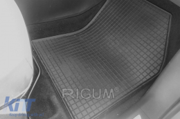 Specific rubber mats suitable for Opel Grandland X PHEV, Peugeot 3008 PHEV after 2019, 4-piece set, black color-image-6249985